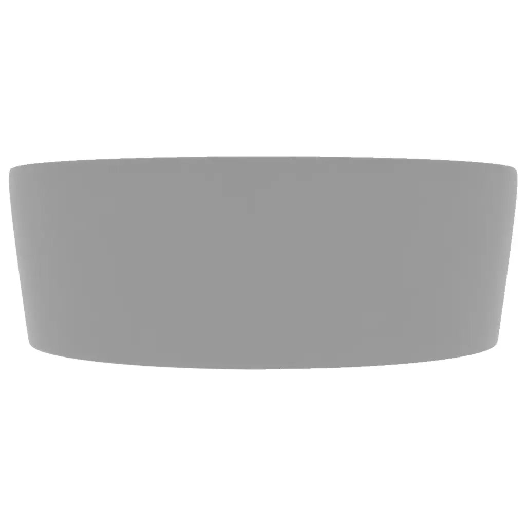 Lavandino con Troppopieno Grigio Chiaro Opaco 36x13 cm Ceramica cod mxl 46399