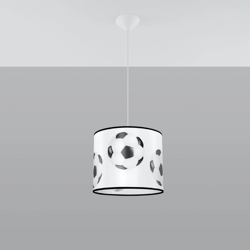 Lampada a sospensione bimbi palla calcio Ø30 E27 15W Pure Lume