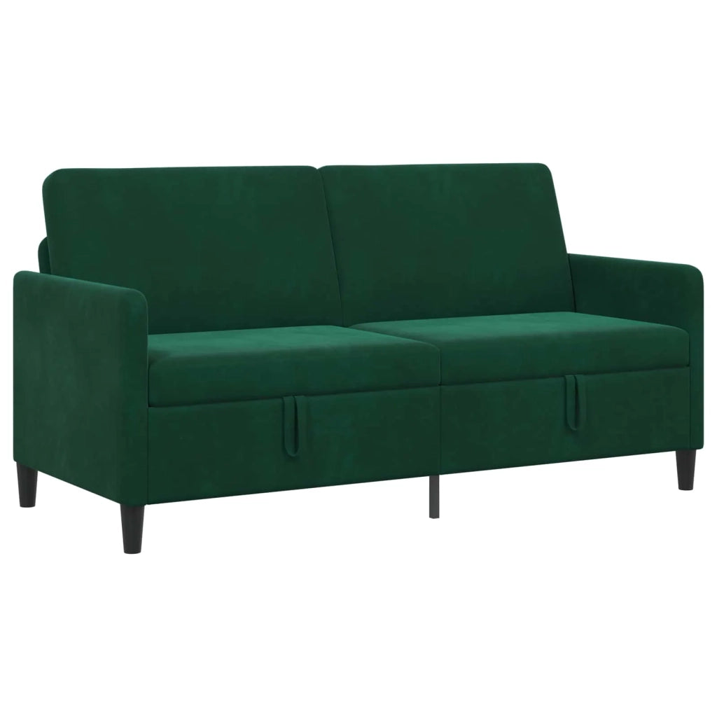 Divano con Storage Verde Scuro 172 x 78 x 87 cm Poliestere 42036963
