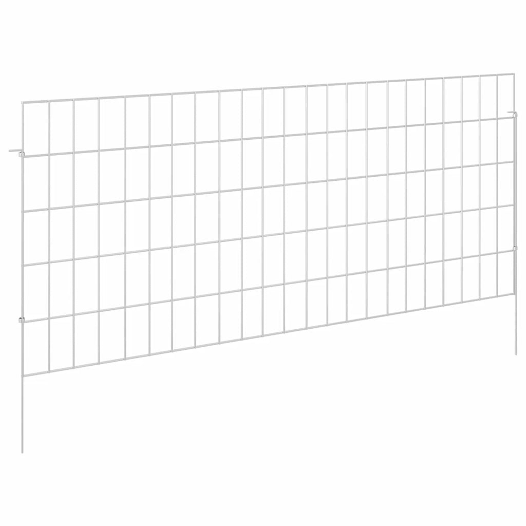 Recinzione da Giardino con Picchetti 48 pcs 115 x 50 cm Mesh 3438051