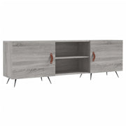 Mobile TV multimediale mensola TV credenza TV sala da pranzo soggiorno camera da letto Sonoma 150 x 30 x 50 cm legno ingegnerizzato grigio 02_0028401