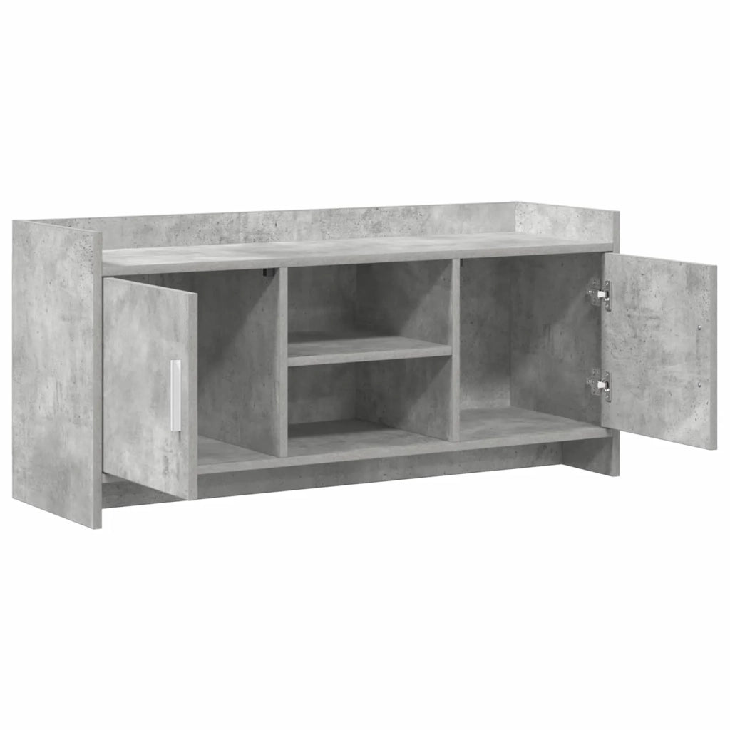 Mobile TV 102 x 33 x 47 cm Grigio Cemento Legno ingegnerizzato 8011166