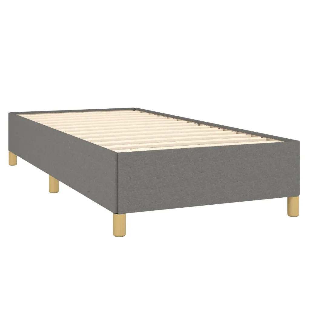 Giroletto senza Materasso Grigio Scuro 80x200 cm Tessuto 347118