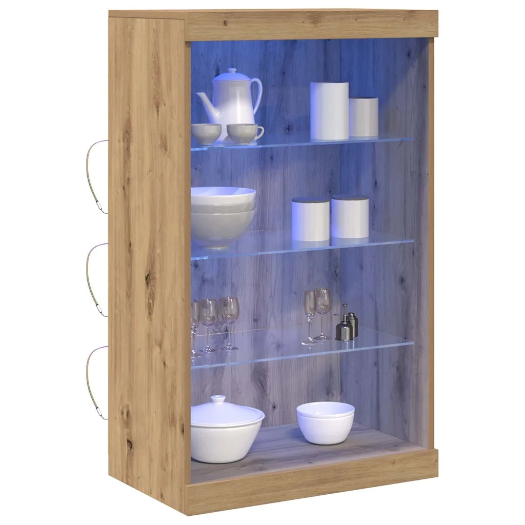 Madia LED Rovere artigianale 60,5 x 37 x 100 cm 863046