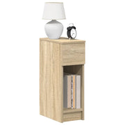 Comodini con Cassetto 2 pz Rovere Sonoma 20x36x60 cm 858700