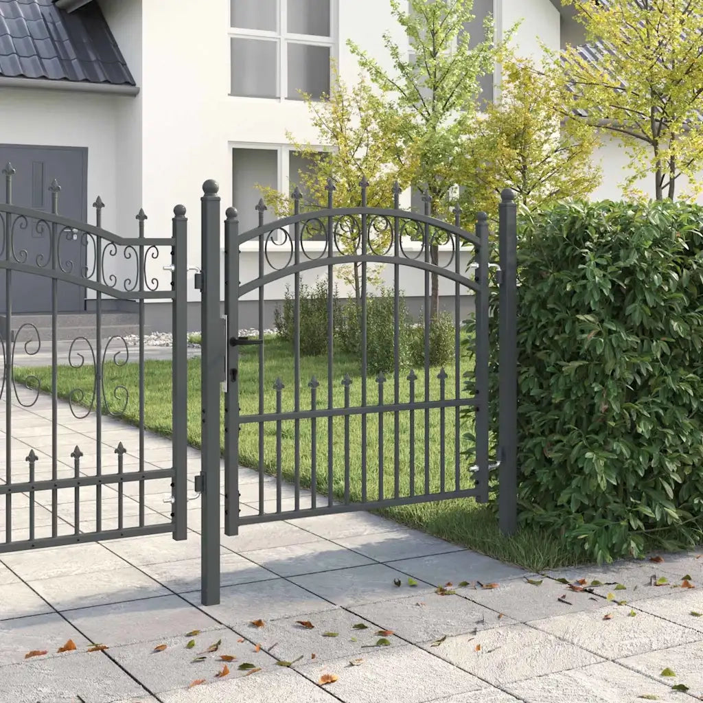 Cancello della recinzione con punte EMMEN 100 x 100 cm CFW9914134