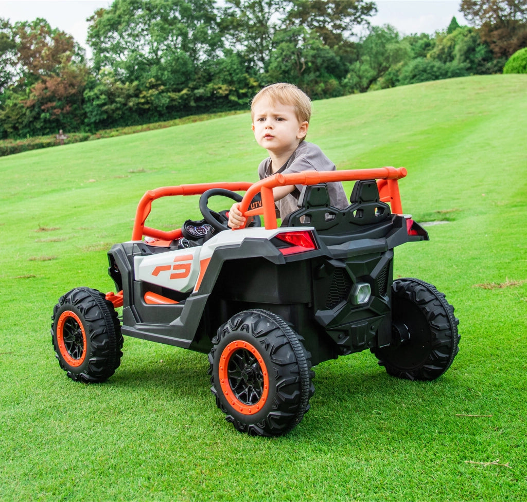 Auto elettrica per bambini ¨C Xylo ¨C 2 posti, telecomando, verde