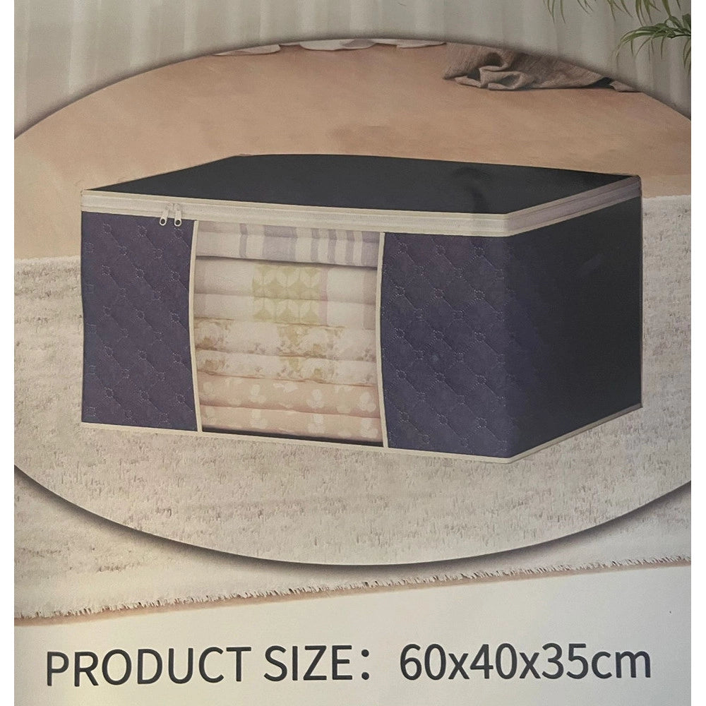 Trade Shop - Scatole Per Armadio Salvaspazio Per Vestiti Porta Abiti Grande 60x40x35cm Con Finestra -