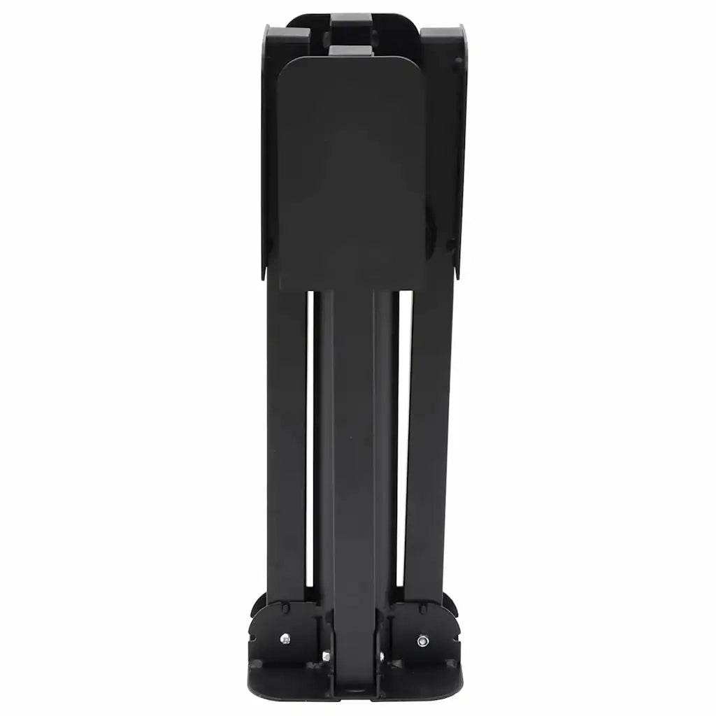 Base Pieghevole Ombrellone-Base per ombrellone Palo ?38/48 mm Nero Lucido Acciaio