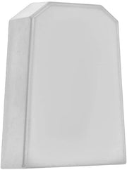 Supporto per Specchietto Rettrommiraggio - Montaggio a Piede - Dimensioni 28 x 25 x 4 mm - Per Misura 1 - Metallo Robusto - Compattabile e Leggero - Attacco con Colla Resistente - Supporto per Specchietto