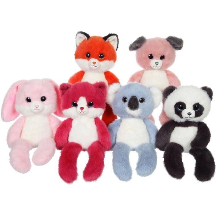 Peluche Gatto Leggies - GIPSY TOYS - Lampone, 48 cm