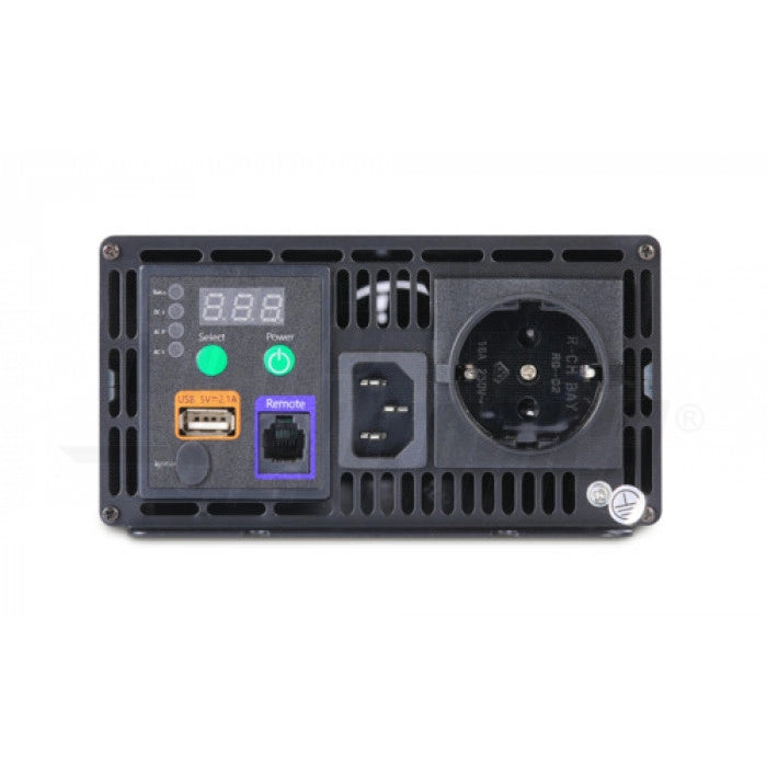 Inverter KX1500/12 Onda pura 1500W Ingresso: 12Vdc, Uscita: 230Vac - con bypass 230V