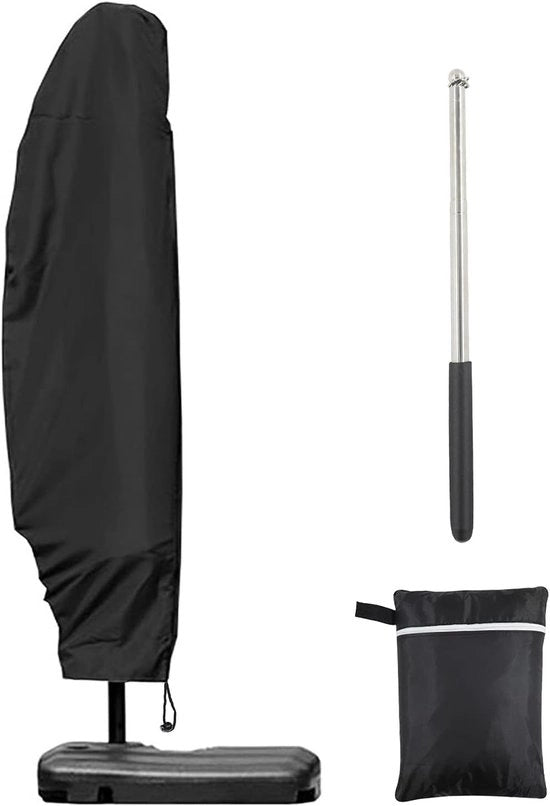 Ombrelloni con manico - protezione - 1 pezzo - grigio - impermeabile