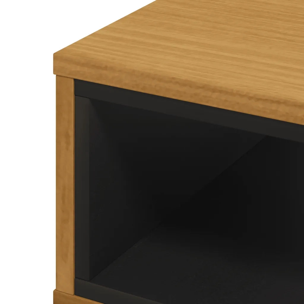 Tavolino da salotto | Tavolino da caff¨¨ | Tavolino da Soggiorno FLAM 100x50x32,5 cm Legno Massello di Pino