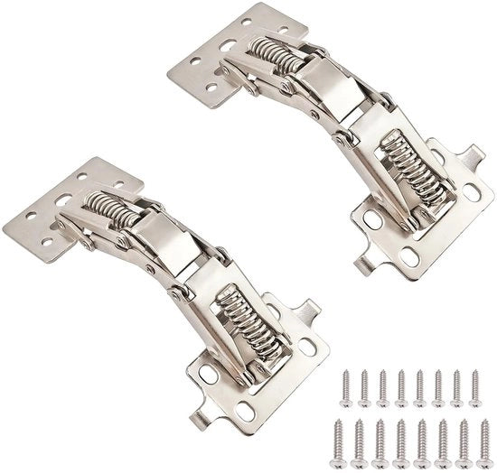 Scharnieri per Mobili con Apertura 152° - Scharnieri - Scharnieri a Vouw - Supporto di Coperchio Scharniere - Acciaio Inossidabile - Duraturo e Resistente - Scharnieri per Cassetta