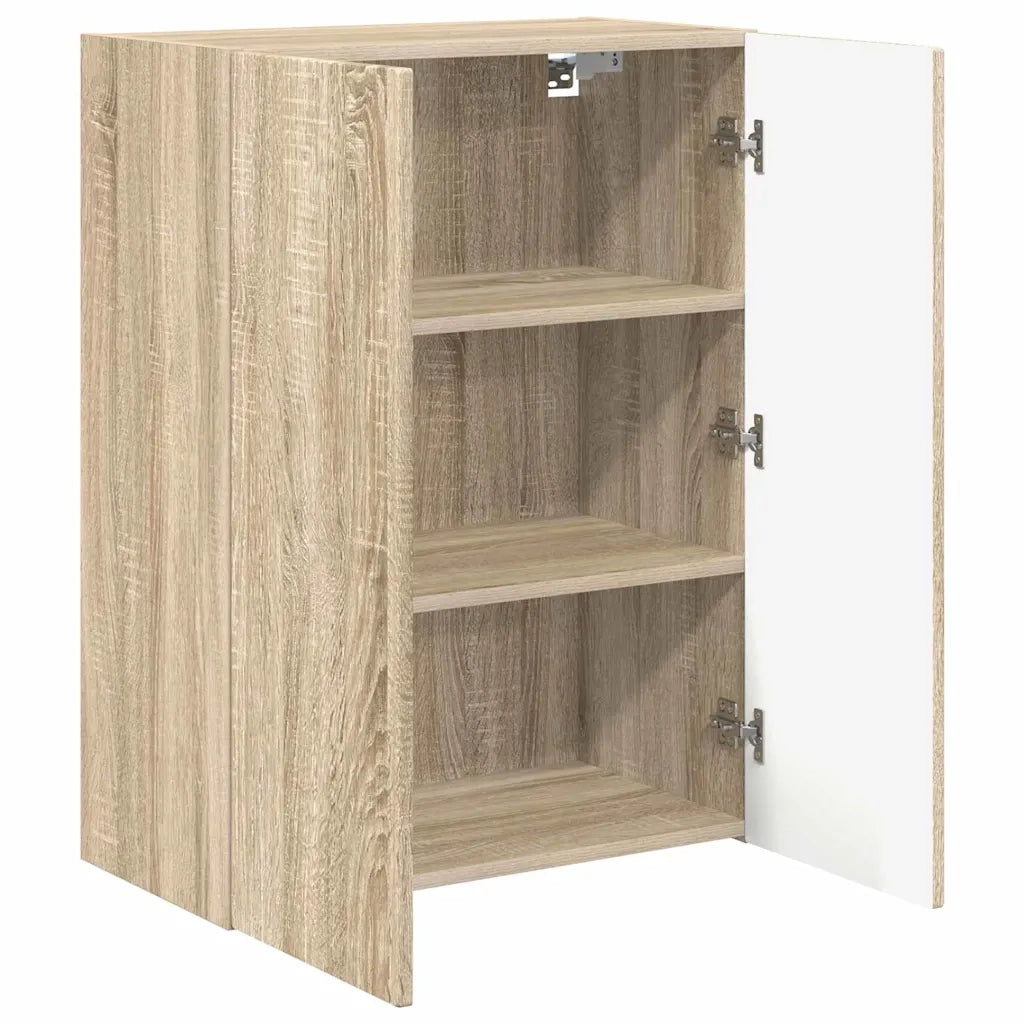 Mobile TV da parete Rovere Sonoma 59,5 x 31 x 80 cm 892361