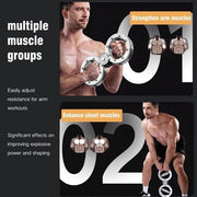 Trainer per braccio e avambraccio, macchina per forza di presa, resistenza rotante, adatta per allenamento del polso, braccio e spalla, apparecchiatura per allenamento di forza, palestra domestica.