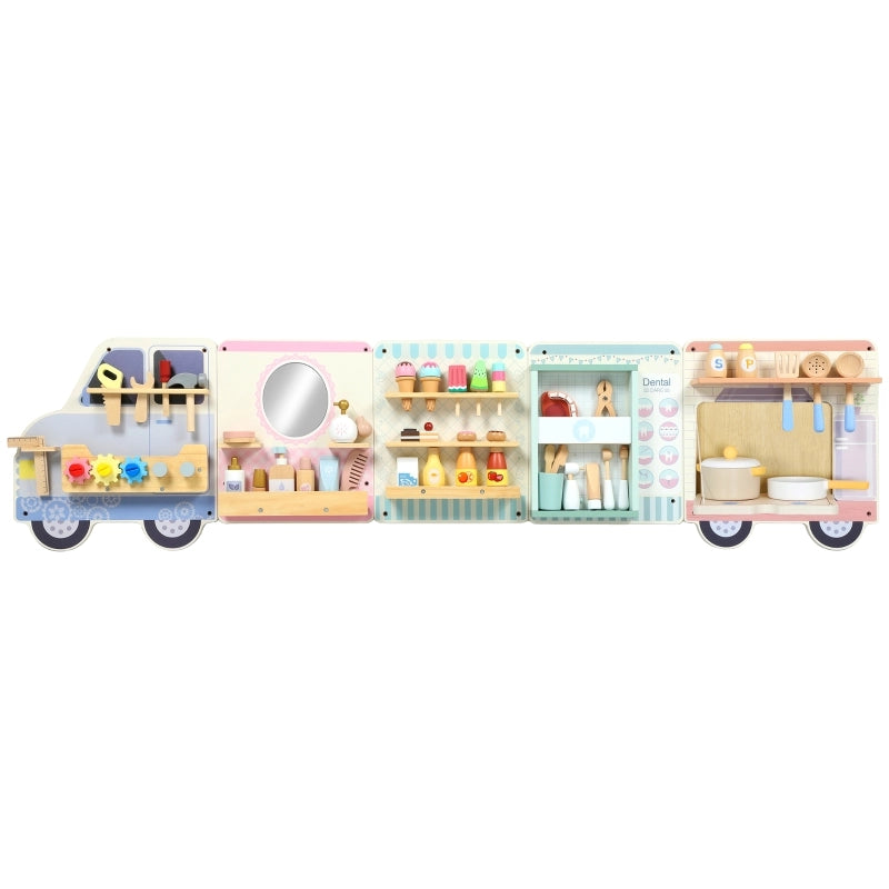TAVOLA SENSORIALE DA PARETE 163,8 cm Multicolore MDF
