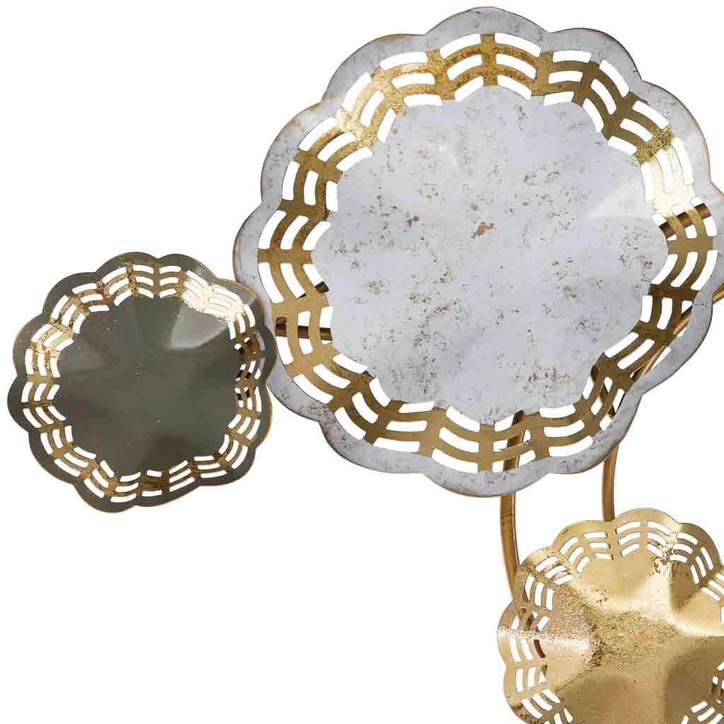 Carta da parati decorativa in metallo 117,5x58,4x7,6