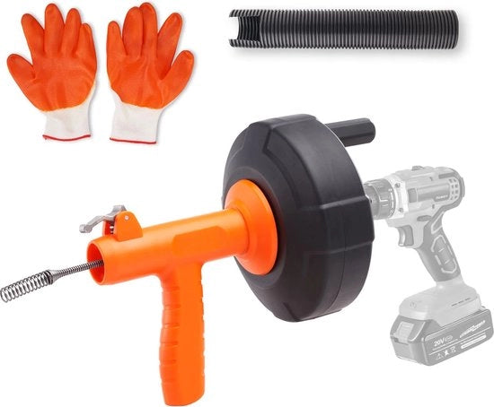Drenaggio decappottatore - Automatico - Cavo 76cm - Diametro 0,63cm - 1 pair di guanti - Pulizia - Rimozione di residui