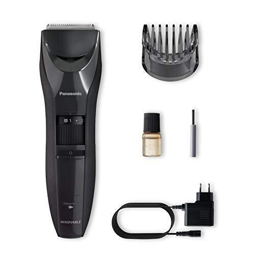 Panasonic ER-GC53-K503 Tagliacapelli Taglio 1-10 mm in 19 Step e Taglio 0.5 mm senza Pettine Nero