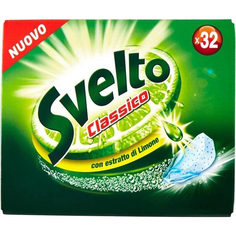 TABS SVELTO LAVASTOVIGLIE CLASSICO FORMATO DA 32 PEZZI