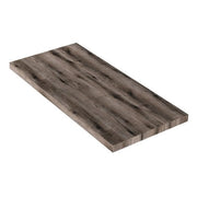 Mensola per lavabo d'appoggio 100 cm in legno rovere fossile  Linea