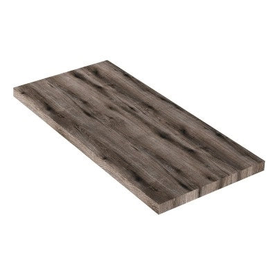 Mensola per lavabo d'appoggio 100 cm in legno rovere fossile  Linea