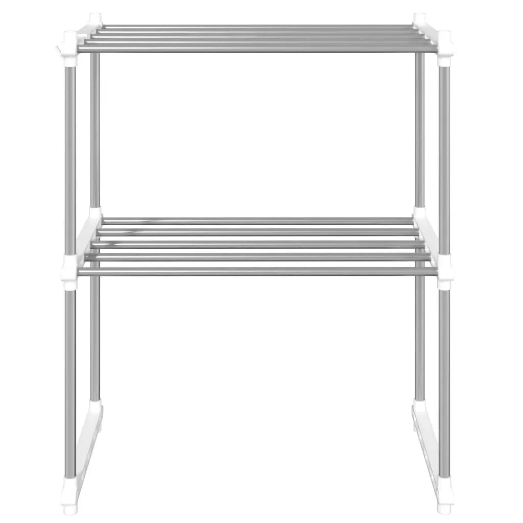 Ripiano per Microonde Bianco 51x27x63 cm in Alluminio CFW4273316