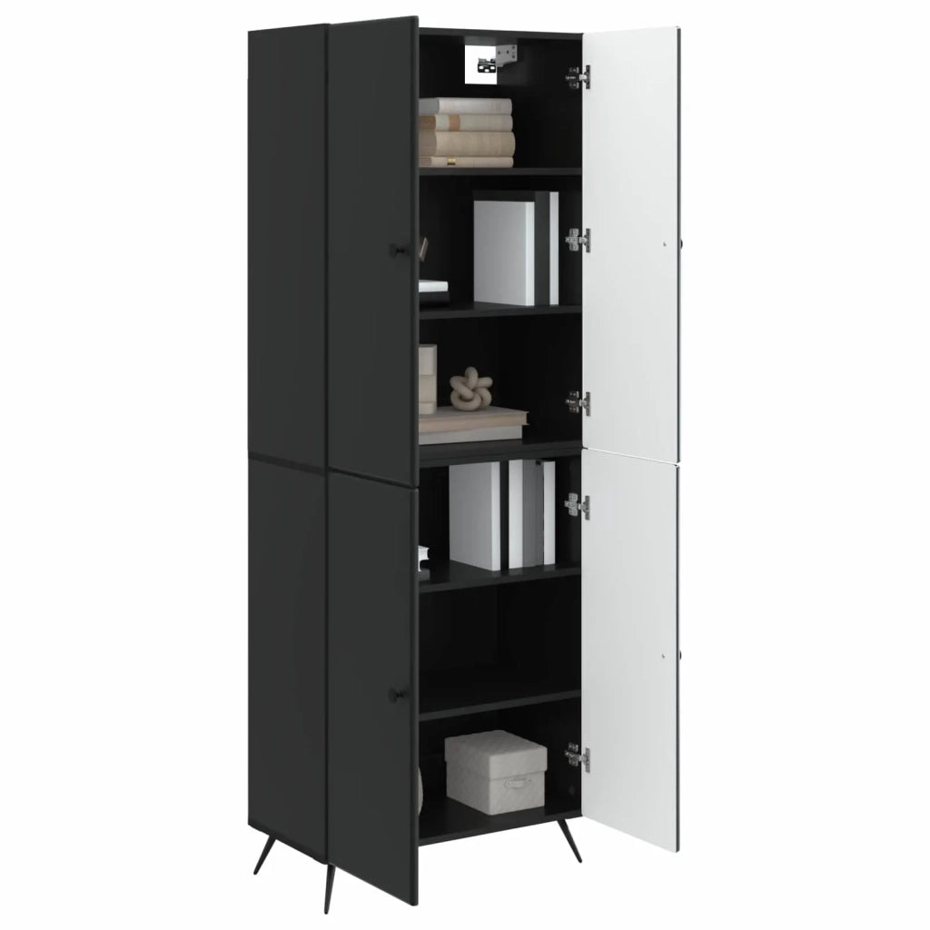 Set di armadi 2 pcs Nero Legno ingegnerizzato 3416863