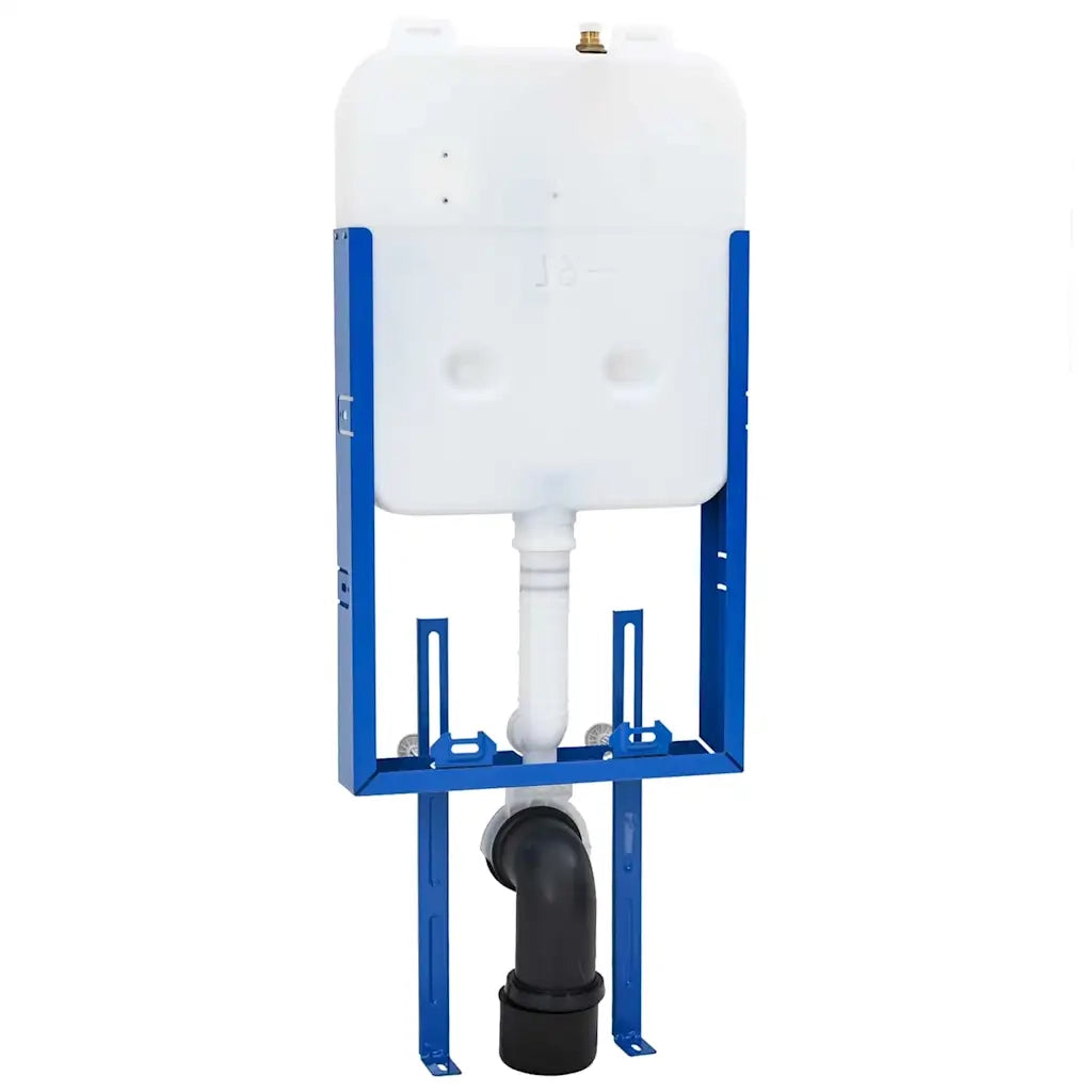 Telaio del Cistern Bianco 50 x 8 x 131 cm Acciaio CFW3950031