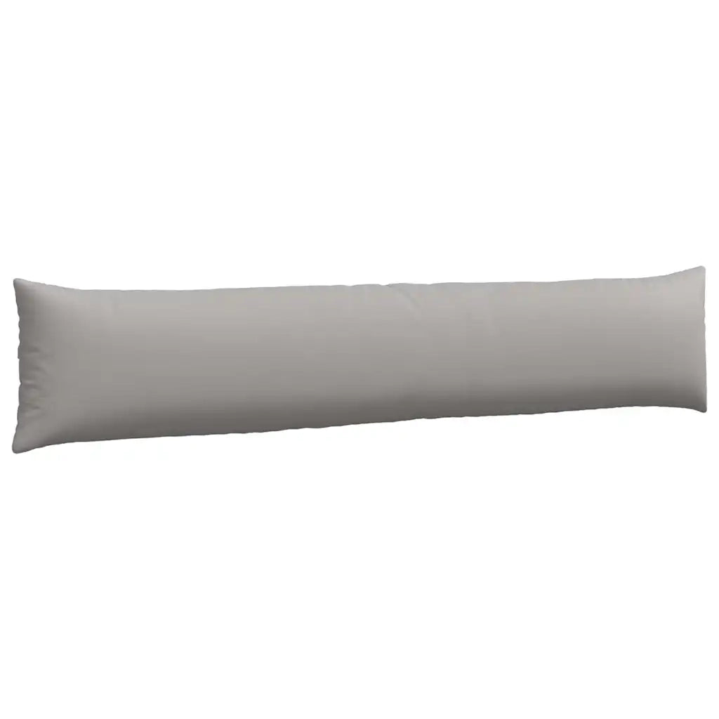 Cuscini da Divano 2 pz-Set di 2 Cuscini per Sofa Grigio Nuvola 200 x 40 cm Tessuto