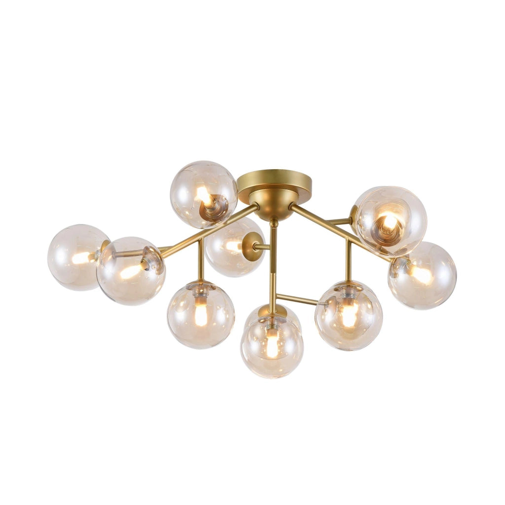 Plafoniera Modern in Metallo Dallas Oro