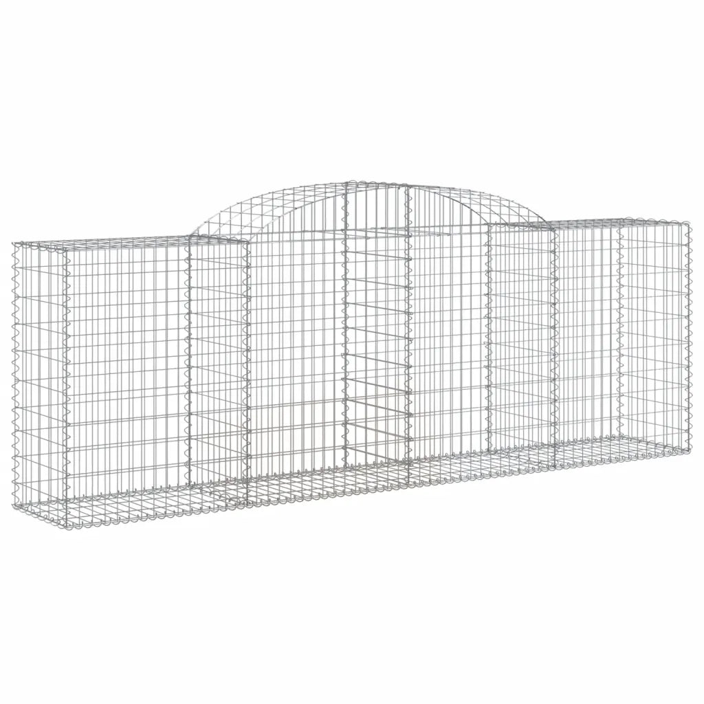 Cesti Gabbioni ad Arco 11 pz 300x50x100/120 cm Ferro Zincato 3146710