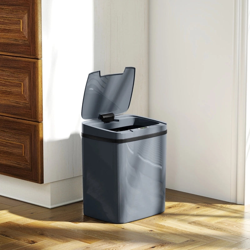PATTUMIERA SENSOR 15 L 27,6x21,4x33,5 cm Plastica Grigio