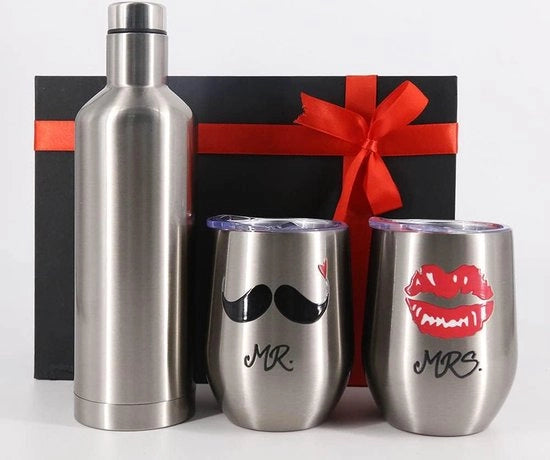 Set di Cadeau Premium in Acciaio Inossidabile per Uomo e Donna