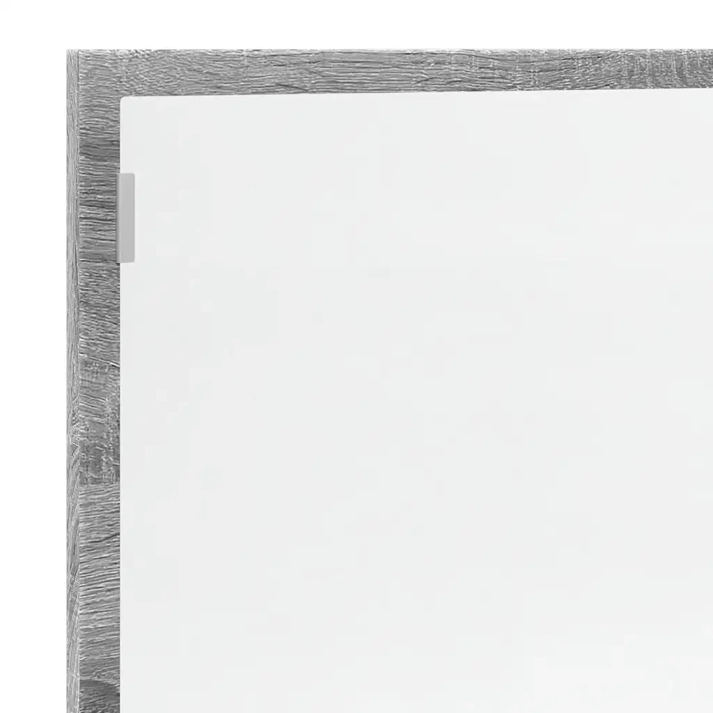 Specchio da Bagno con LED-Specchio per Bagno Grigio Sonoma 100x8,5x37cm Truciolato