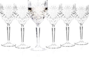 Set di bicchieri da vino / bicchieri da vino / bicchieri da vino da tavola - Vetro di Cristallo, Alta Qualità - Perfetti per Casa, Ristoranti e Feste