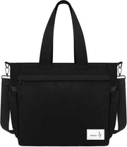 Borsa a Tote in Denim Nero - Dimensioni 35 x 15 x 35 cm