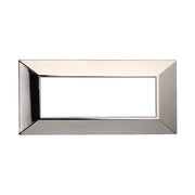 Placca Piramide Serie Moon 6P Colore Cromato Lucido Compatibile Con Bticino Axolute