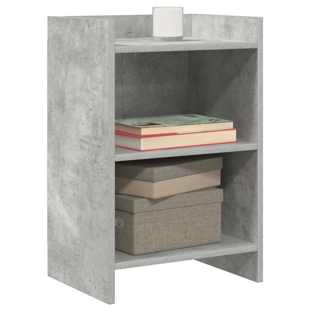 Comodini 2 pcs Grigio Cemento 40 x 30 x 60 cm 8011002