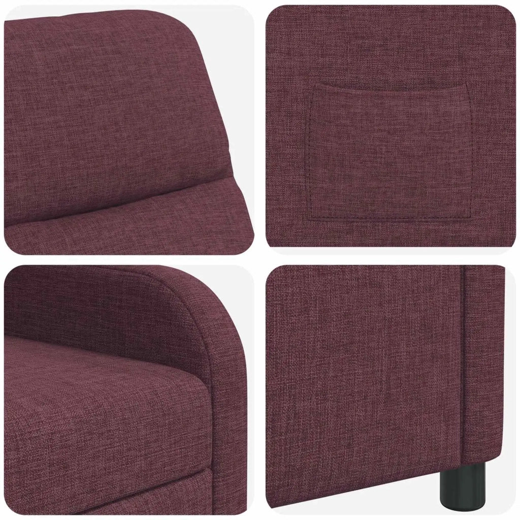 Divano Sedia-Poltrona reclinabile Viola Tessuto 872361