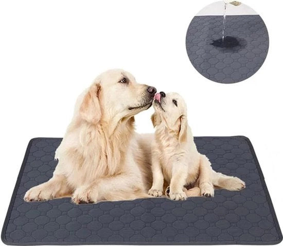 Matte per zindelijkità per animali domestici, dimensioni 70 x 50 cm, colore grigio, per cani, gatti e altri animali domestici.