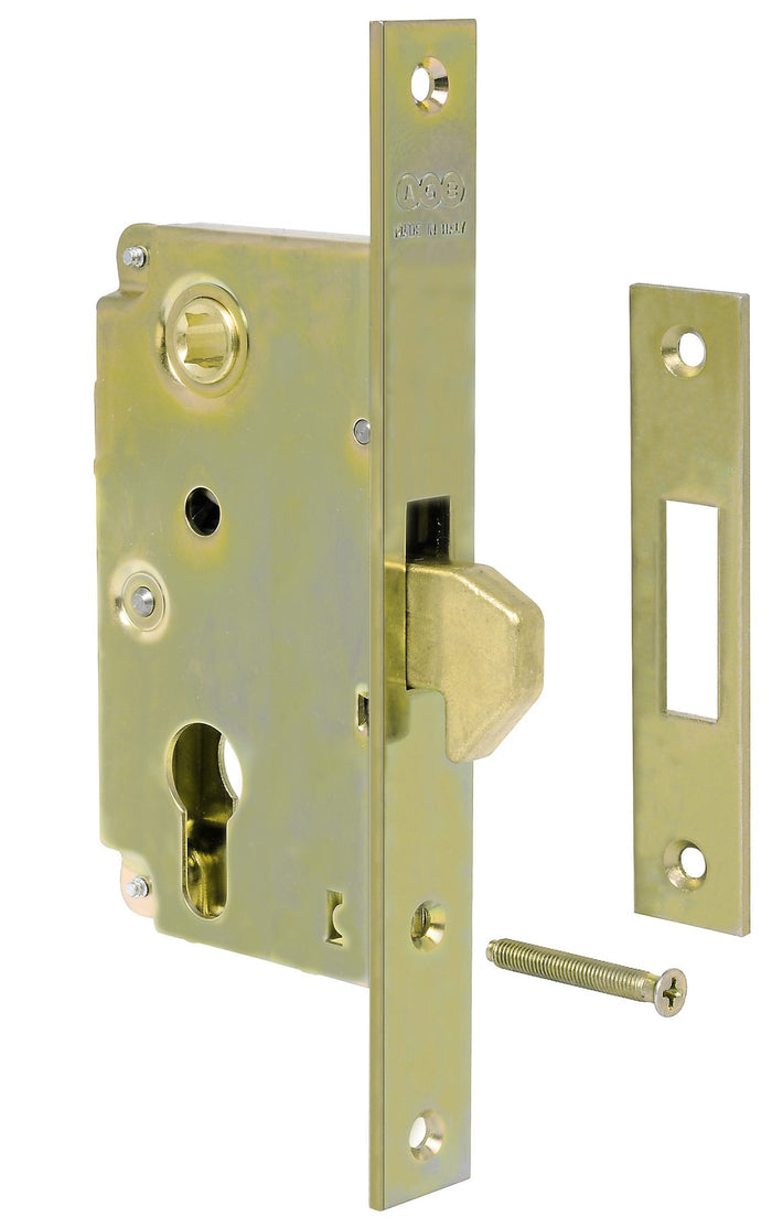 serratura gancio agb/b910 tropicalizzato senza cilindro mm.50 frontale mm 22x188 cod:ferx.7774