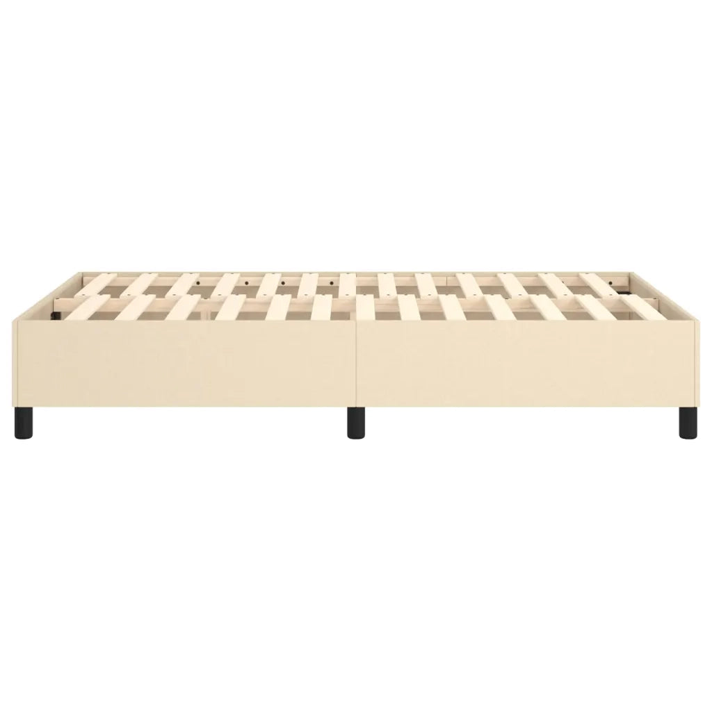 Struttura Letto a Rete a Molle Crema 120x200 cm Tessuto 3120851