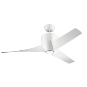 Ventilatore soffitto 142 cm LED 10W telecomando bianco