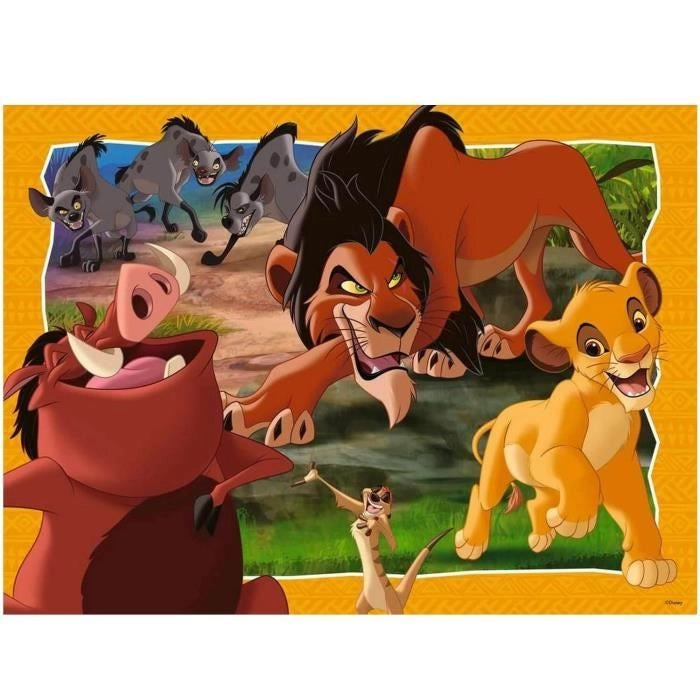 Puzzle 200 pz XXL Hakuna Matata - Disney Il Re Leone - 8 anni Ravensburger