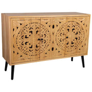 Credenza legno marrone 120x38x80h cm
