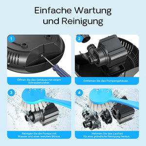 Pompa da laghetto CTF-8000 SuperECO 8000l/h 70W per circolazione e filtrazione acqua