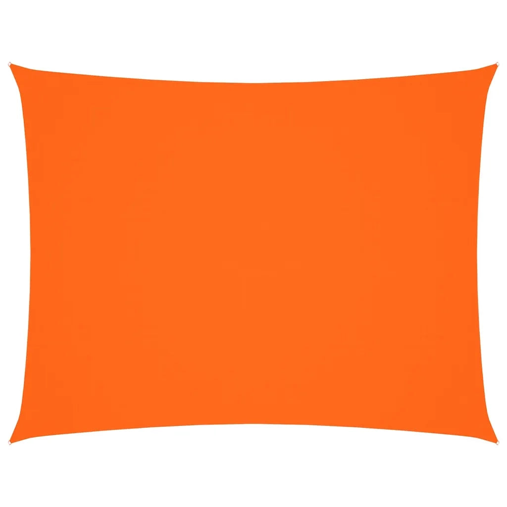 vidaXL Parasole a Vela Oxford Rettangolare 5x6 m Arancione